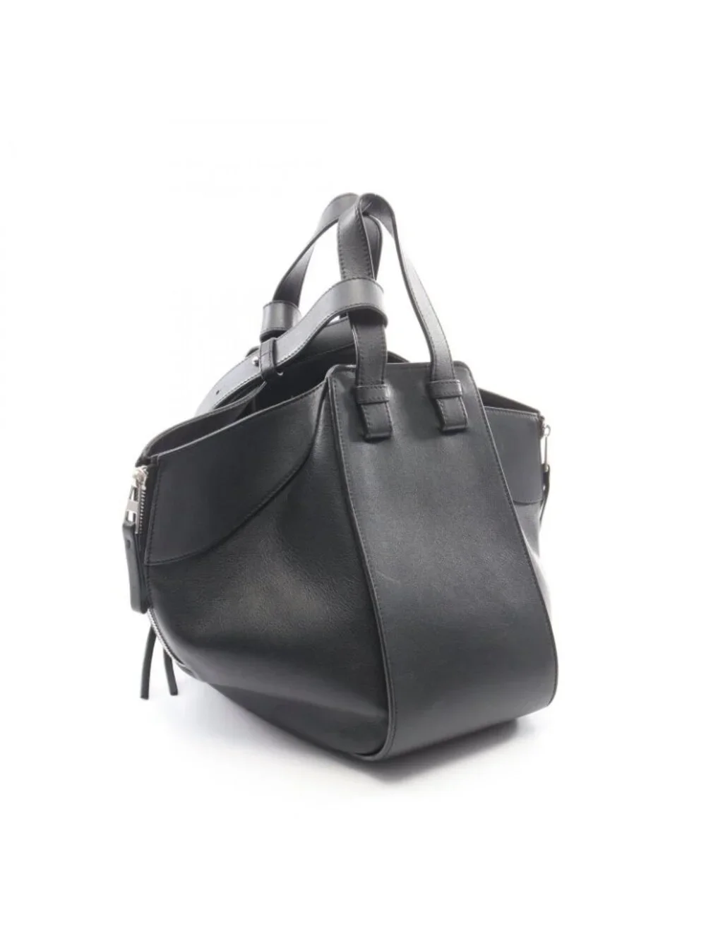 Loewe Handbag Hammock Small 2-Way Black Leather